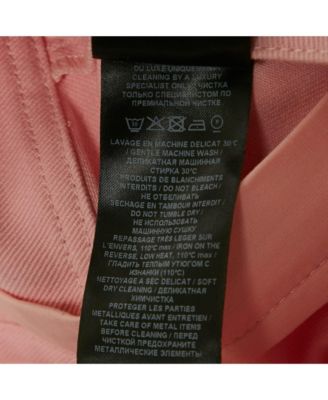 Women's Pink Denim Applique Detail Pleated Mini Skirt