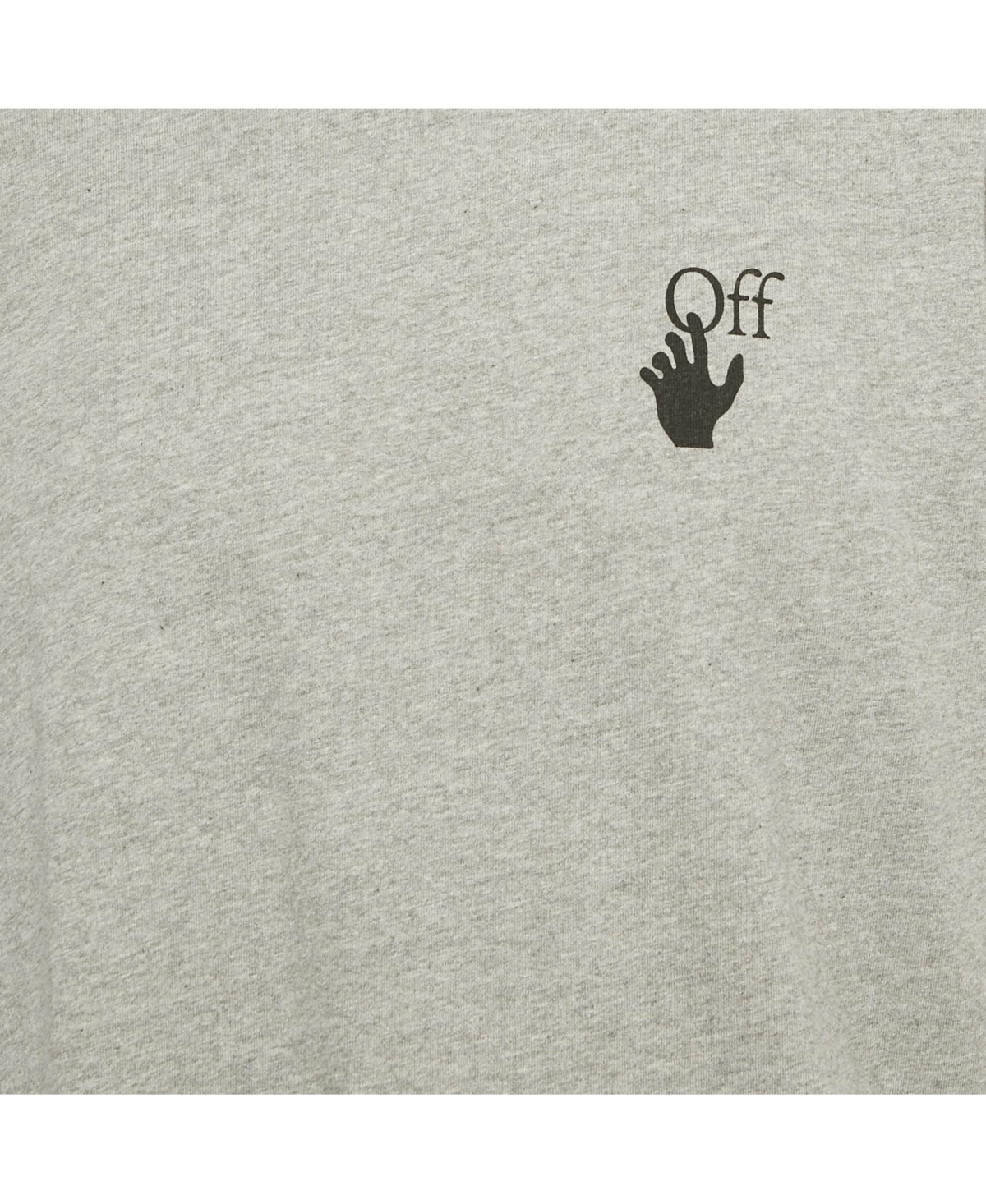 Pre-Owned Off-White Men's Grey Faded Arrow Print Jersey T-Shirt