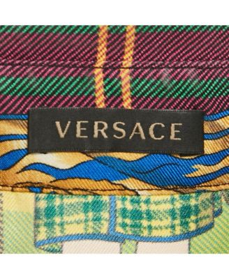 Women's Multicolor Tartan Check 'the Clans' Silk Shirt