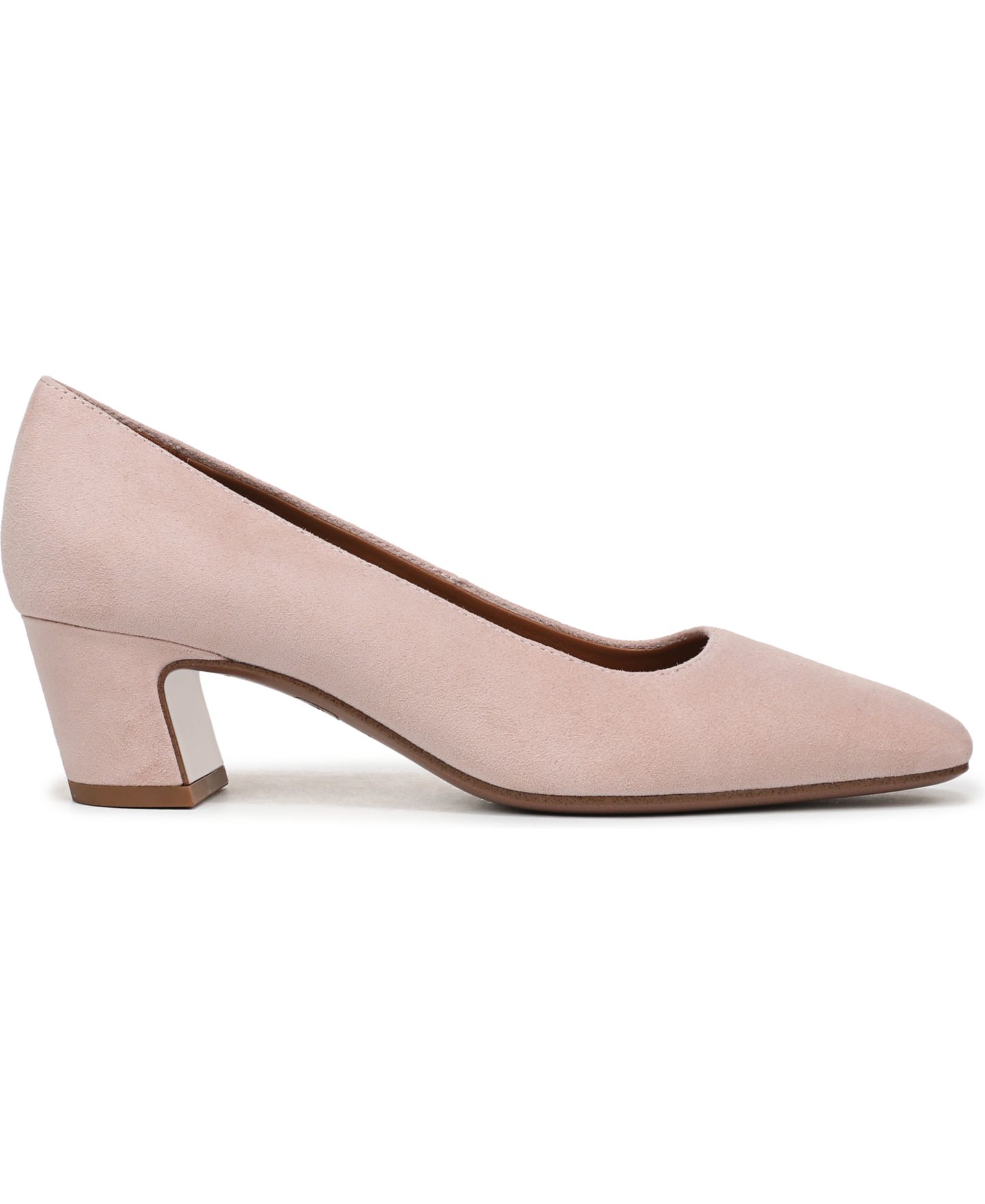 Женские туфли Franco Sarto Salino Square Toe Pumps, цвет: Розовый замшевый — фото 2