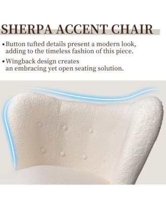 Modern Accent Chair Comfy Lounge Chair Upholstered Side Chair