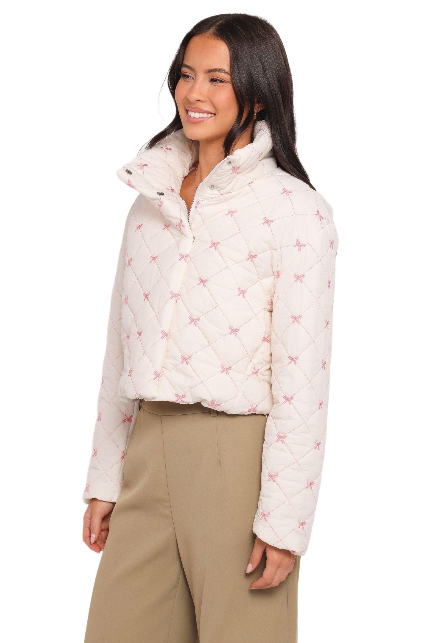 Женская куртка Petal and Pup Adi Quilted, цвет: Розовый — фото 3