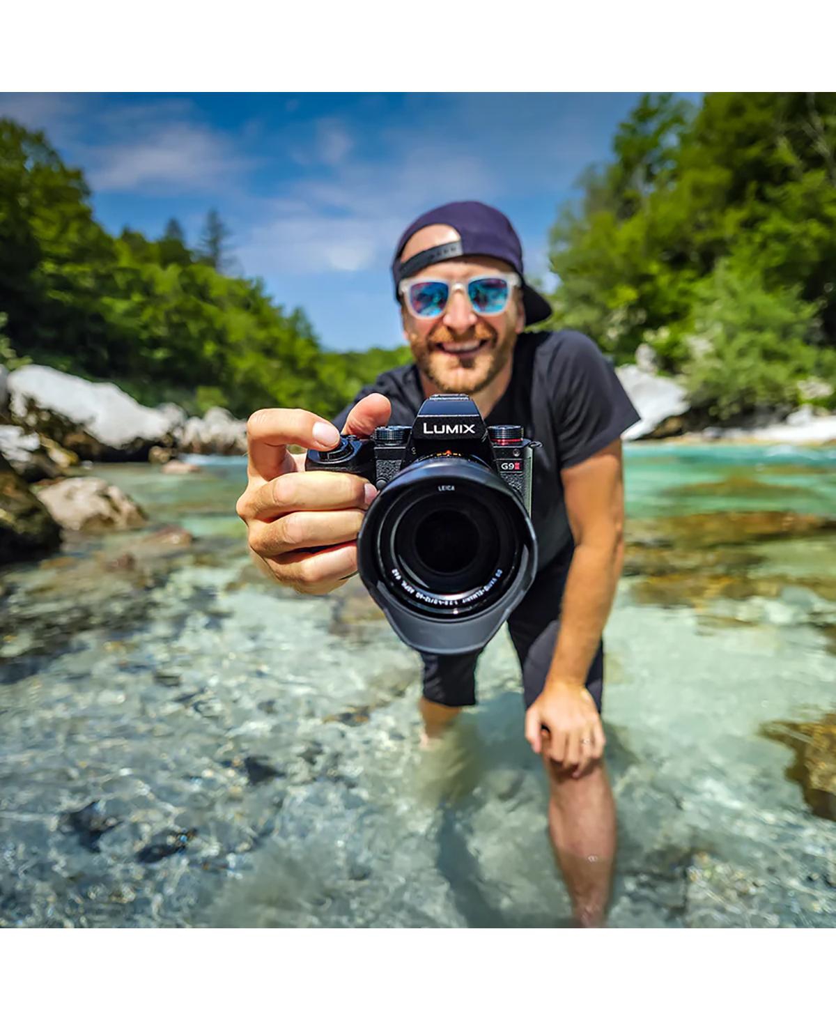 Panasonic Lumix G9II Mirrorless Camera with Lumix G Leica Dg Vario-Elmarit 12-60mm f/2.8-4 Asph Lens