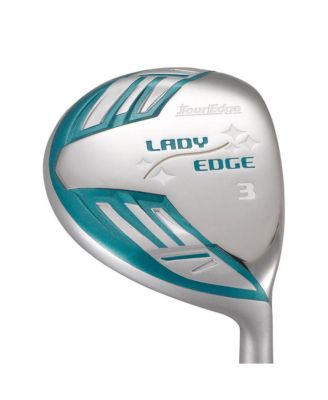 Lady Edge 8 Piece Womens Left Hand Half Golf Set - Standard / Ladies / Turq/White