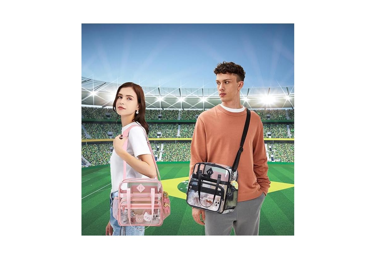 Batfox Clear See Through Tote Bag for Women