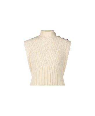 Women's Raina Cable Knit Button Sweater
