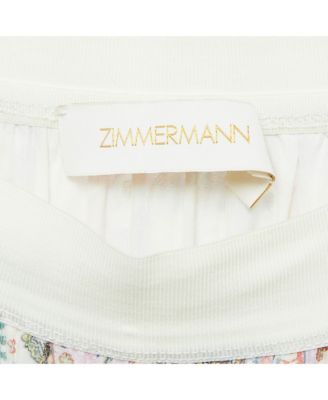 Women's Paisley Print Chiffon Tiered Midi Skirt