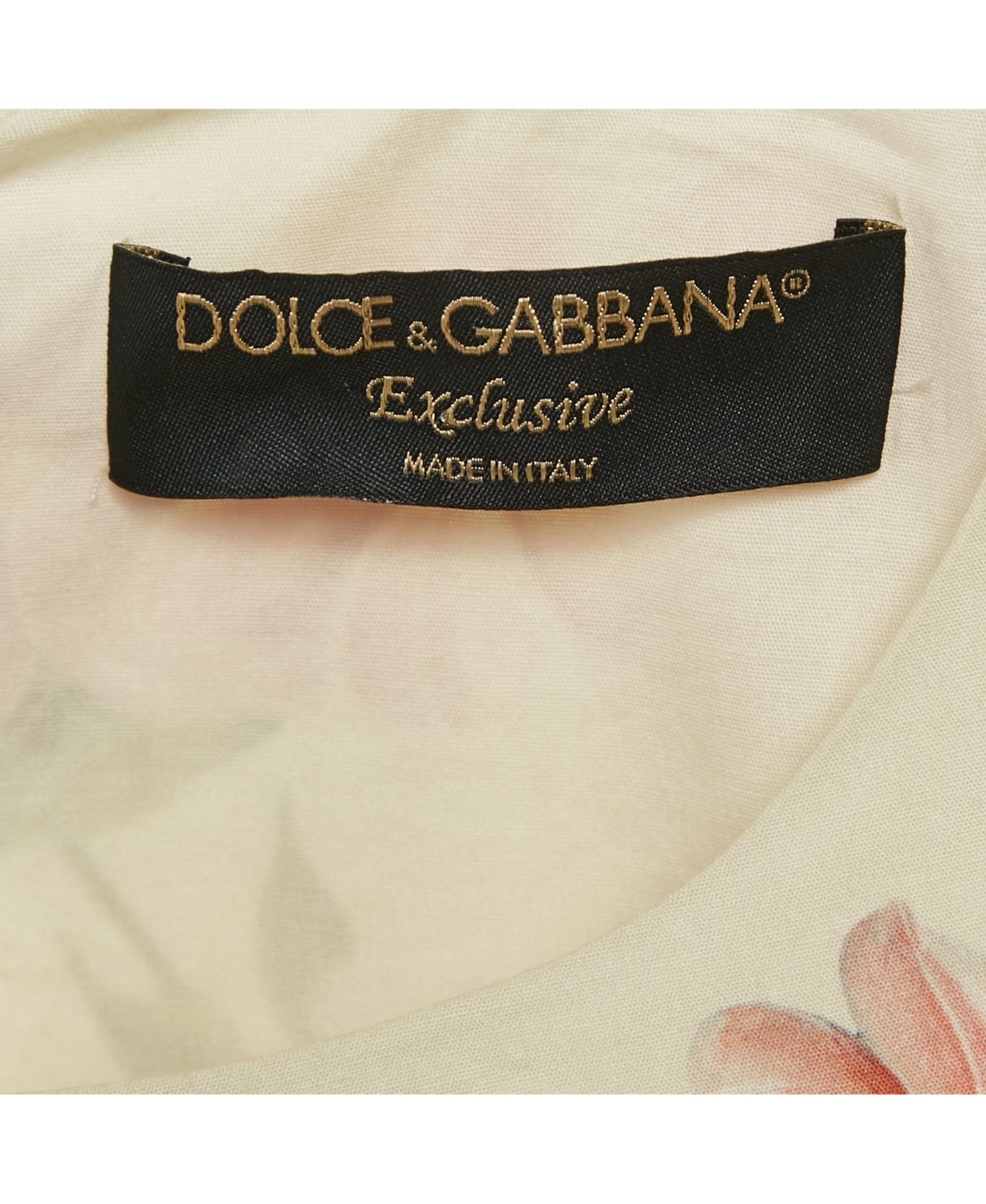 Pre-Owned Dolce & Gabbana Women's Light Green Floral Print Cotton Midi Dress