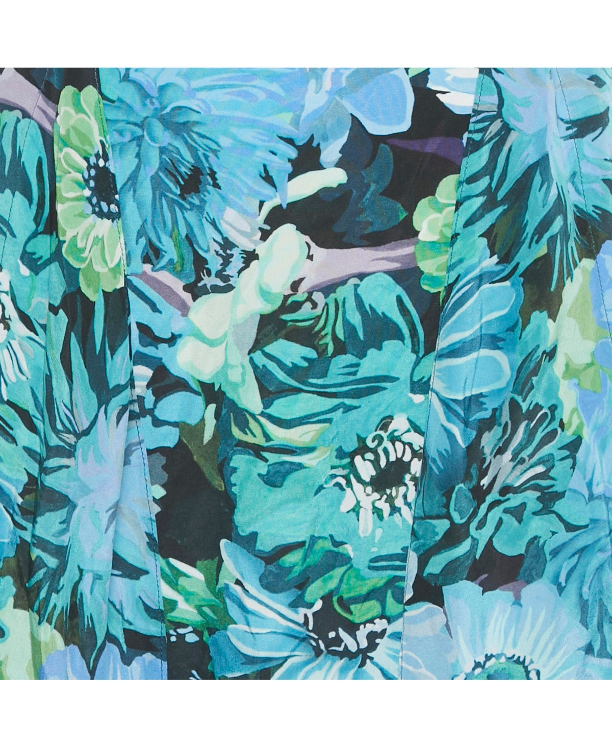 Pre-Owned Stella Mccartney Women's Floral Print Silk Wrap Style Midi Skirt