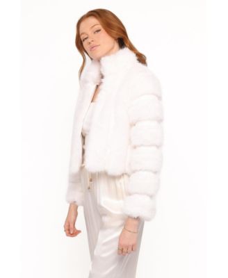 Women's Velma Channel Faux Fur Jacket
