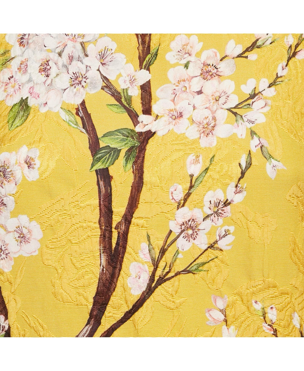 Pre-Owned Dolce & Gabbana Women's Yellow Floral Print Silk And Cotton Knit Sleeveless Top