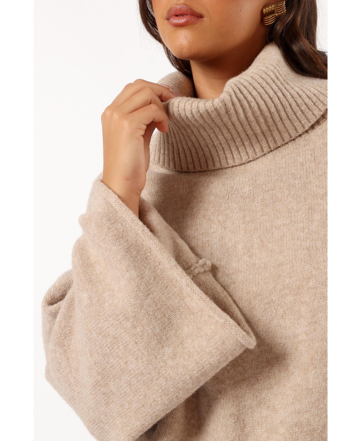 Petal and Pup Women's Bindy Cowlneck Knit Sweater