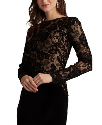 Women's Forena Embroidered Crepe Gown