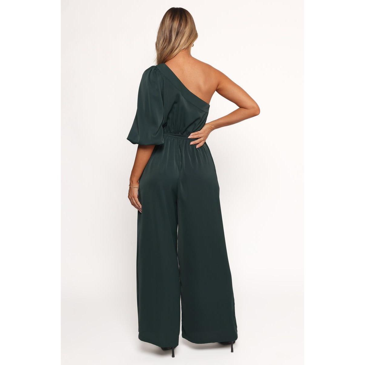 Petal and Pup Women's Hedda One Shoulder Jumpsuit - White