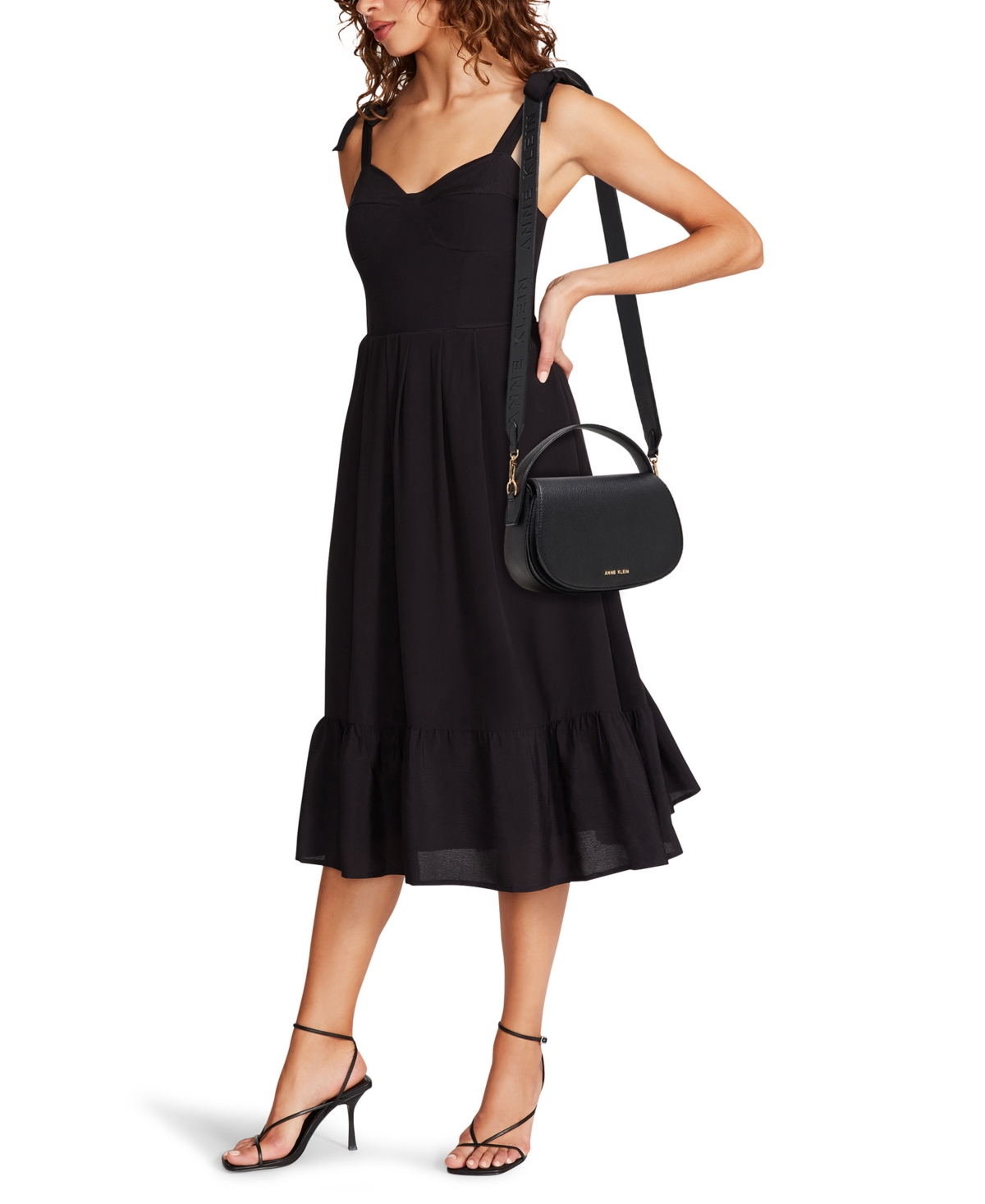 Anne Klein Small Flap Saddle Bag