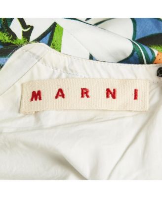 Women's Blue Printed Cotton Blend Sleeveless Short Dress