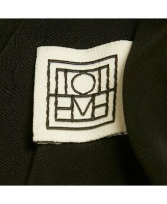 Women's Black Silk Gathered Halter Neck Maxi Dress