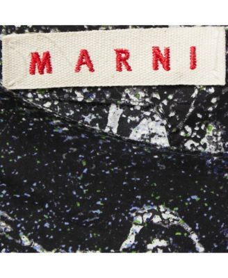 Women's Black Printed Cotton Full Sleeve Short Dress