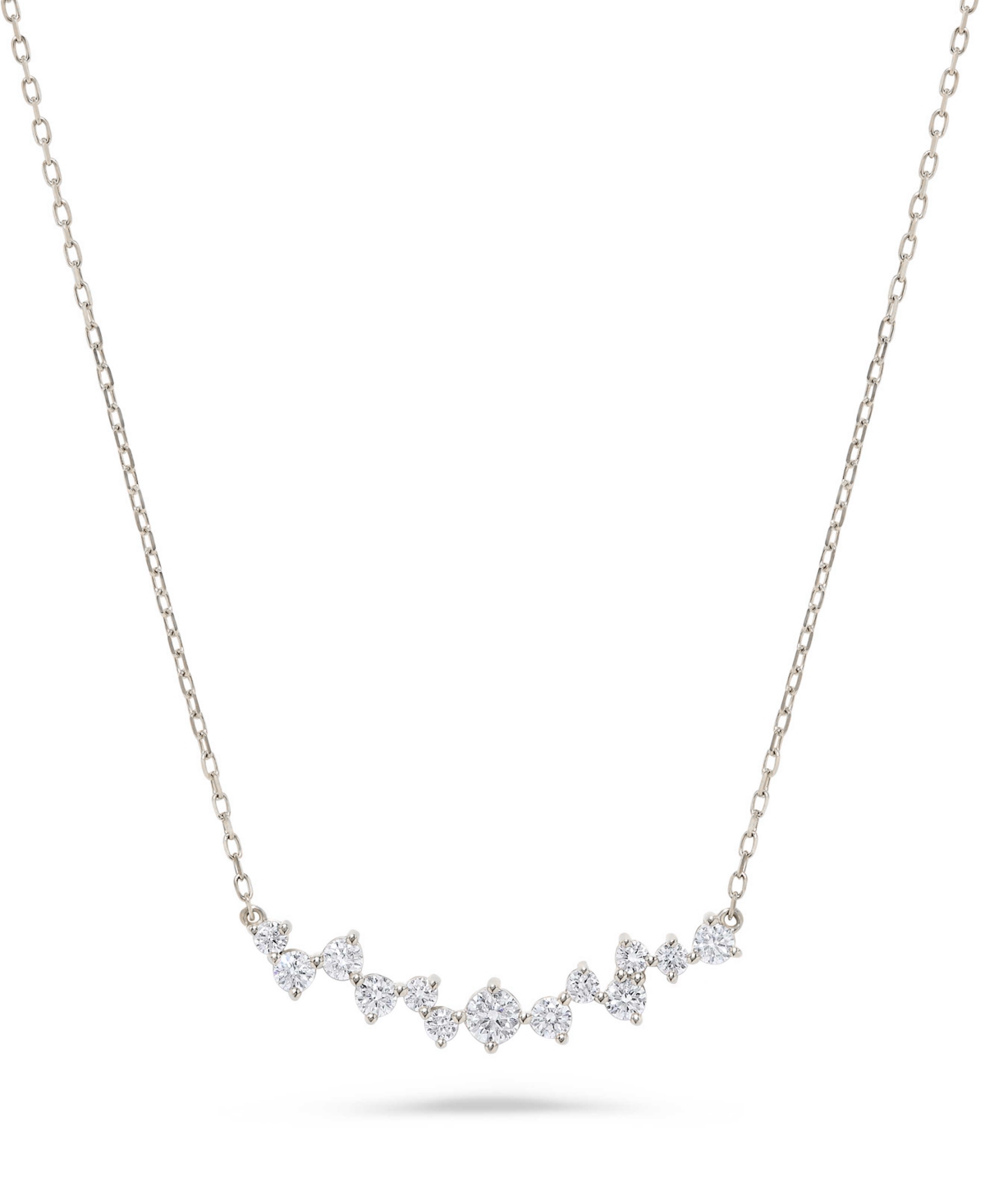 Macy's Diamond Necklace (3/4 ct. t.w.) in 14k White Gold - White Gold