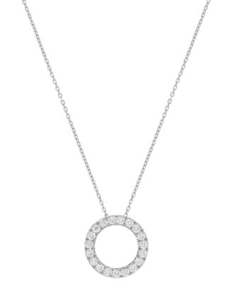 Diamond Pendant Necklace (1/2 ct. t.w.) in 14k Yellow Gold (also in 14k White Gold)