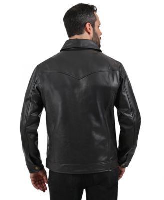 Men's Regular-Fit Collared Neck Jacket