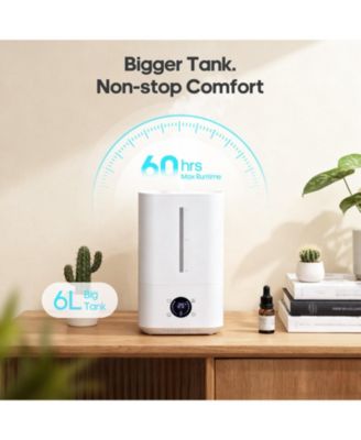 6L Cool & Warm Mist Humidifier for Bedroom & Large Room