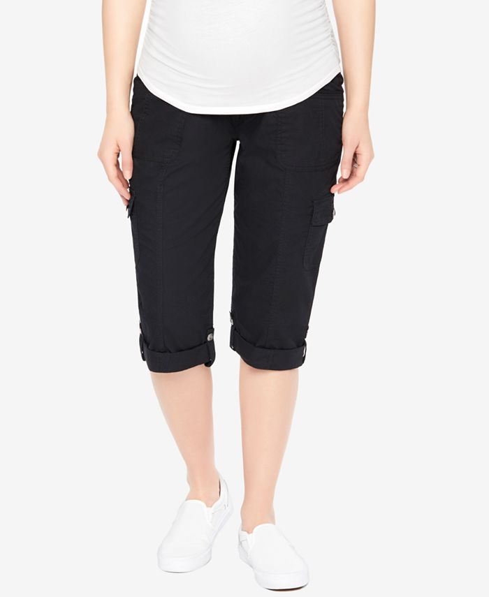 Motherhood Maternity Cropped Cargo Pants & Reviews Maternity Women