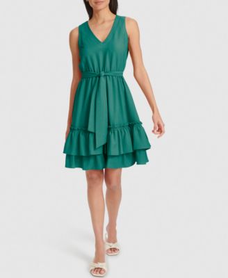 Women's V-Neck Short Dress