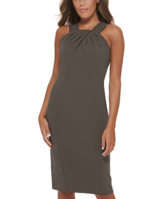 Women's Halter Neck Midi Dress