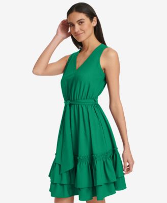 Women's V-Neck Short Dress