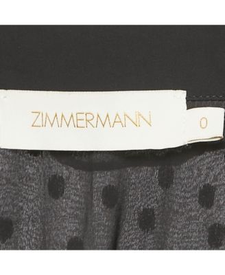 Women's Black Fil Coupe Silk Wrap Midi Dress