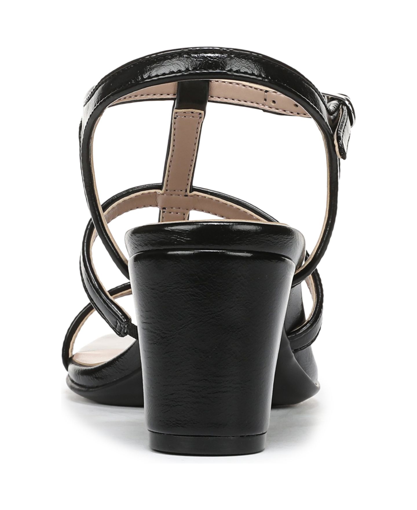 Женские сандалии Naturalizer Bristol-Cage Strappy, цвет: Чёрная искусственная кожа — фото 3