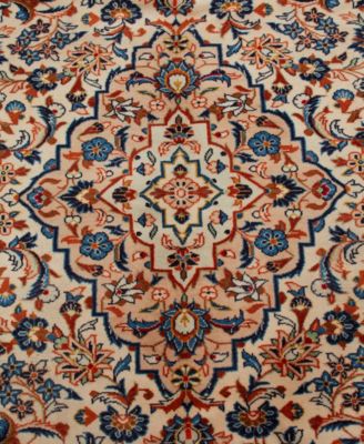 Persian Kashan 6' 6" x 10' 5" Area Rug