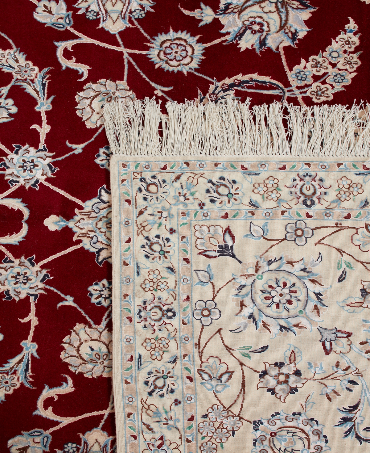 Adorn Hand Woven Rugs Persian Nain 8' 4" x 12' 0" Area Rug