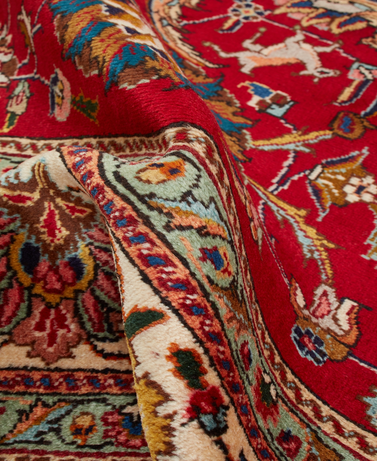 Adorn Hand Woven Rugs Persian Tabriz 8' 0" x 11' 0" Area Rug