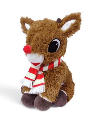 Microwavable Lavender-Scented Plush Rudolph With Scarf