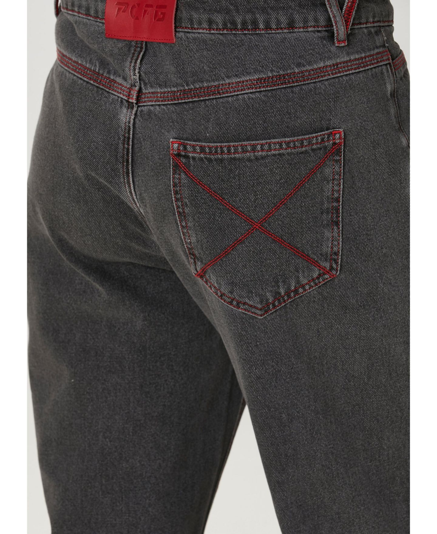 Женские джинсы PCFG Regular Fit Denim Pant, цвет: Чёрный — фото 4