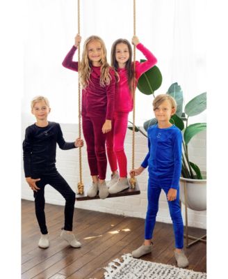 Kids Velour Sweet Seams Loungewear Set