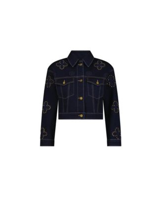 Women's Kaia Studded Jacket - Indigo