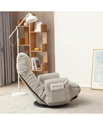 DJ-24434951 Adjustable Lounge Sofa Chair – Large Size, Soft Fabric, Reclining Feature, Living Room Furniture