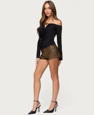 Women's Kezya Draped Off Shoulder Top