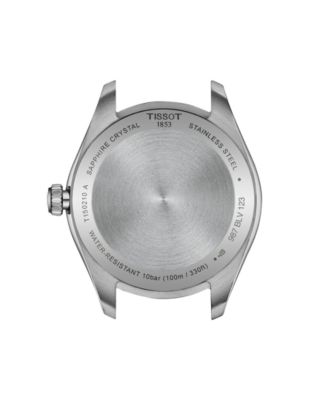 Unisex Gray Stainless Steel Bracelet Watch, 34mm