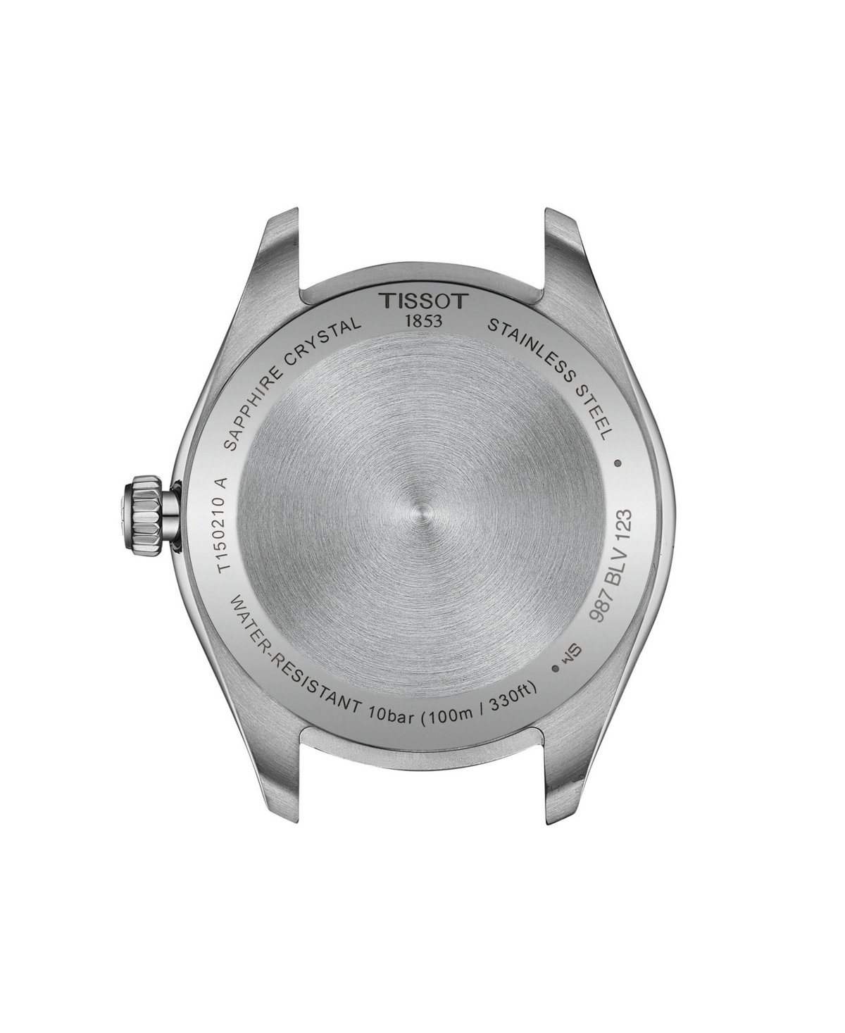 Tissot Unisex Gray Stainless Steel Bracelet Watch, 34mm