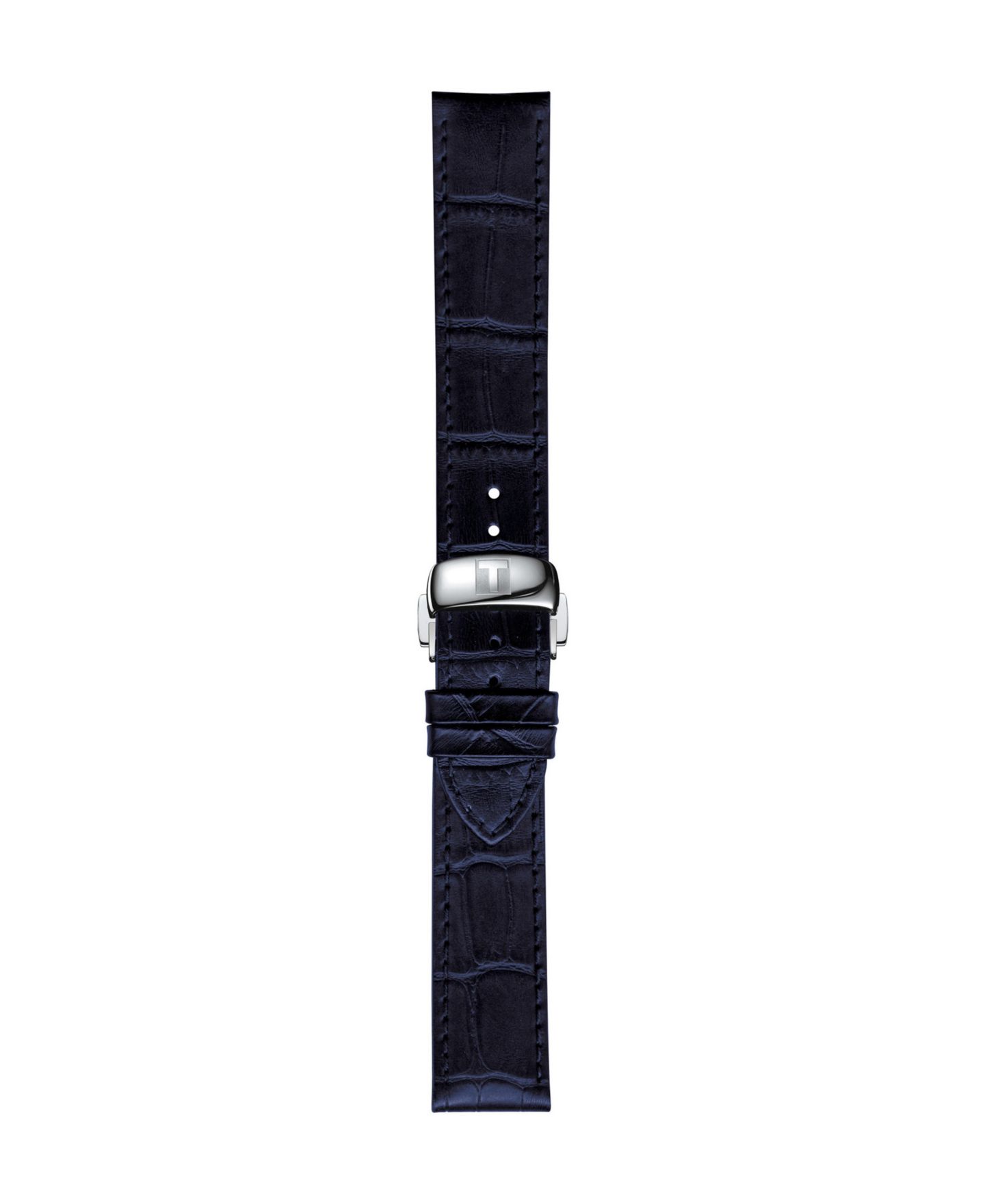 Мужские часы Tissot Blue Leather Bracelet Watch, 39.30mm — фото 4