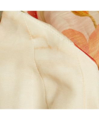 Women's Floral Print Linen Blend Tranquillity Draped Top