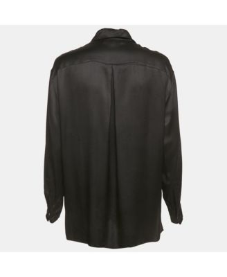 Women's Satin Long Sleeve Shirt