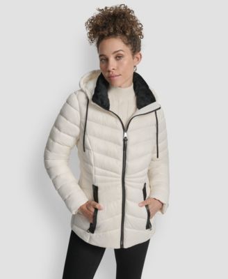 Women's Stand Collar Zipper-Front Coat