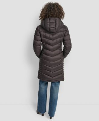 Women's Zip-Front Long Coat