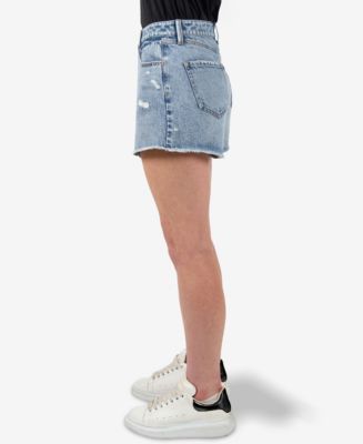 Juniors' Super High-Rise Denim Shorts