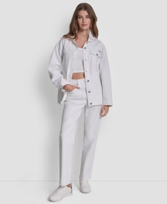 Women's Denim Oversized Trucker Jacket